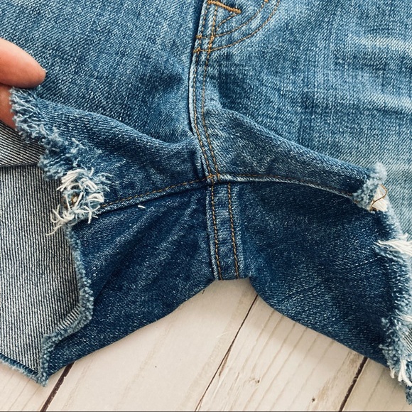 J Brand Women's Libra Blue Denim Cutoff Shorts Size 26 - Picture 14 of 17